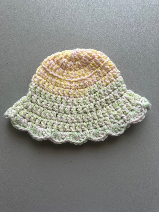 Pink, Yellow, Green Bucket Hat Infant